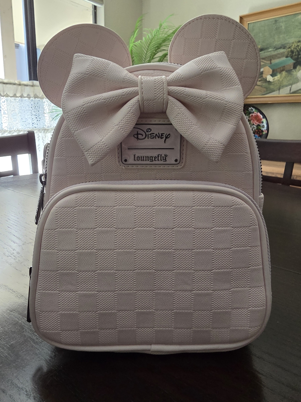 Disney x Loungefly Pink Minnie Ear Mini Backpack. Nwt